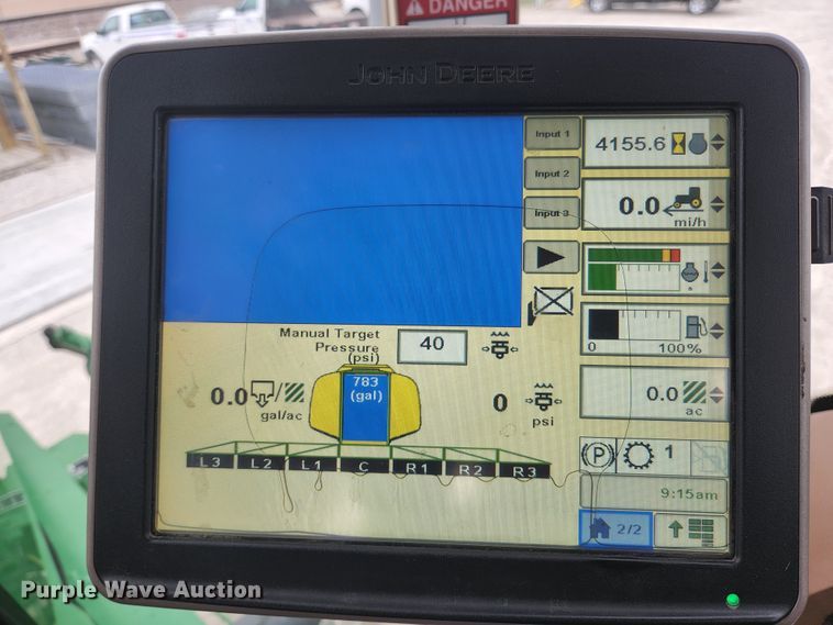 image for item HK9304 2013 John Deere 4730  sprayer