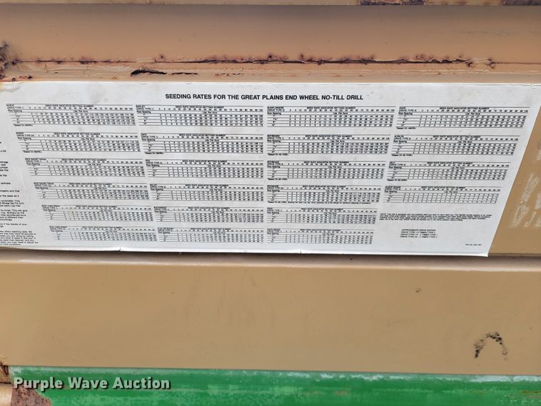 image for item JE9886 Great Plains EWNT7  Solid Stand no-till grain drill