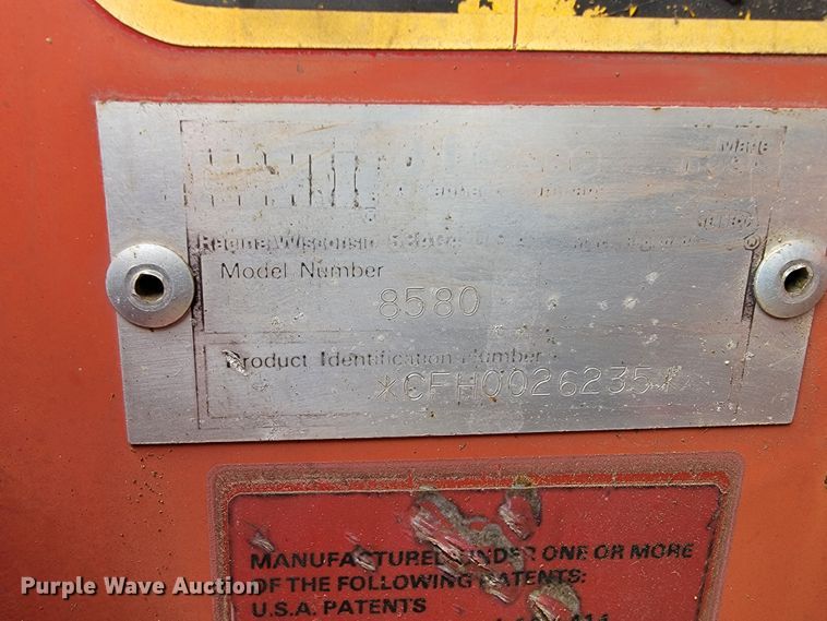 image for item JE9898 Case 8580  large square baler