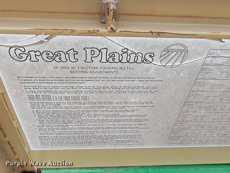 image for item JE9901 Great Plains 2SNT24  grain drill