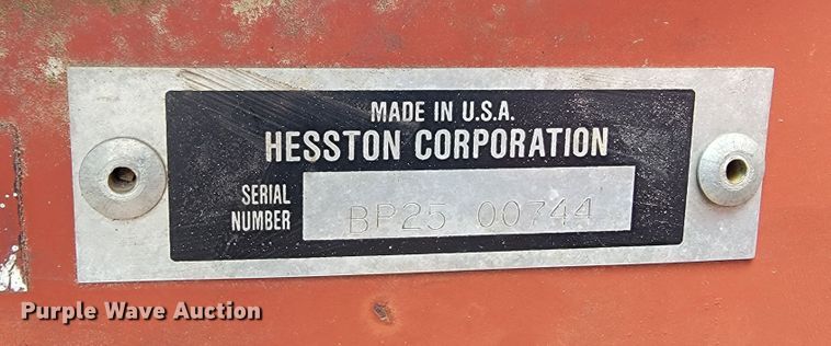 image for item JE9902 Hesston BP25  bale processor