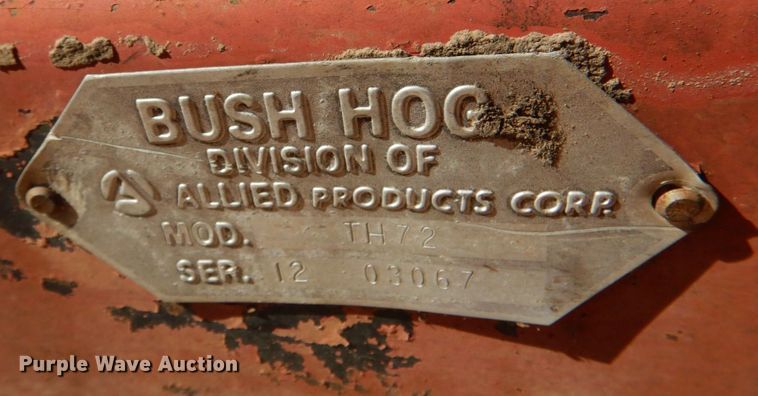 image for item JS9694 Bush Hog TH72  finish mower