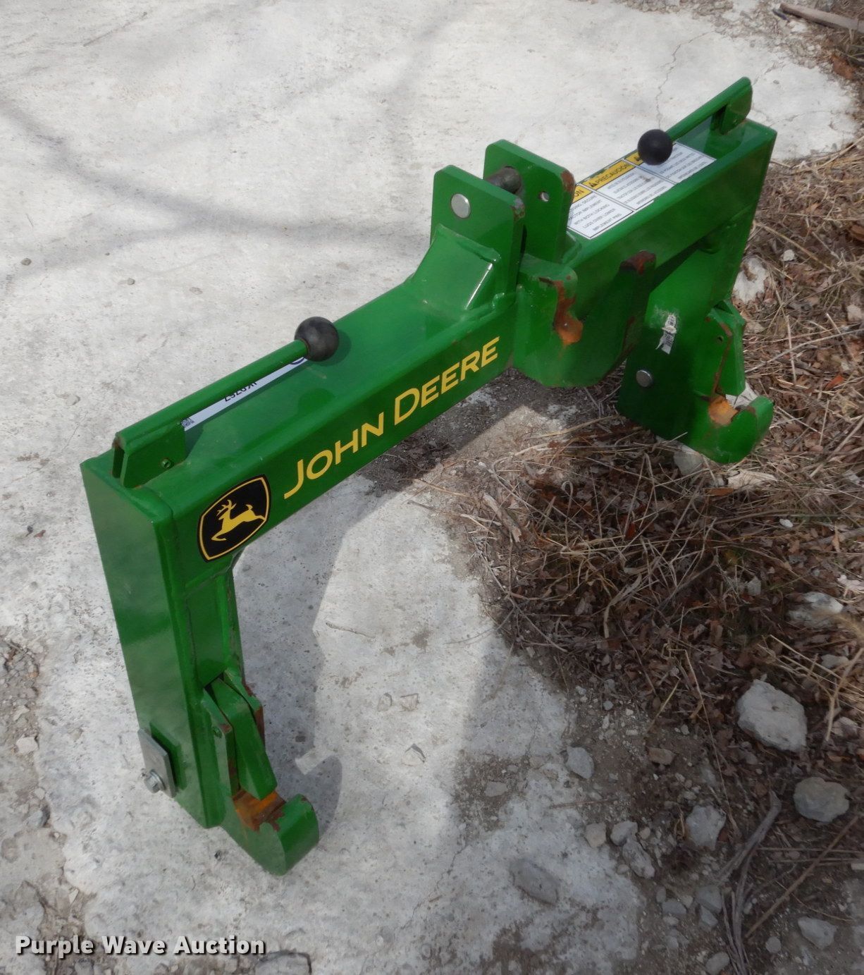 John Deere three point quick attach in Stanberry, MO Item JK9767 sold
