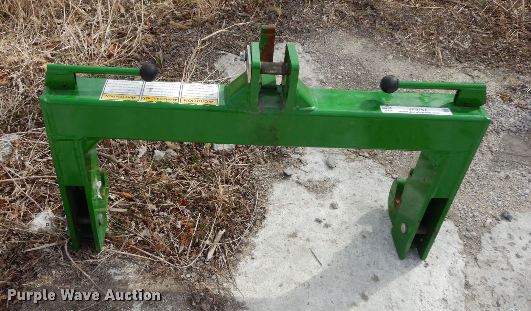 John Deere three point quick attach in Stanberry, MO Item JK9767 sold