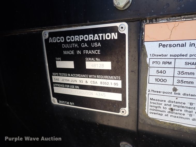 image for item DI1799 2003 Massey Ferguson 4345  tractor