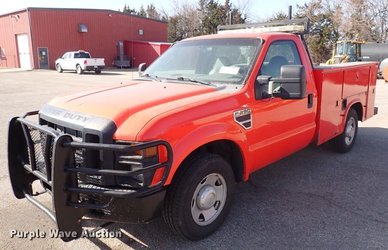 image for item DI1802 2008 Ford F250 Super Duty  utility bed pickup truck