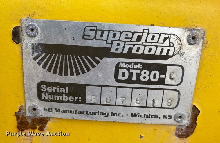 image for item DM8316 2007 Superior DT80CT  broom