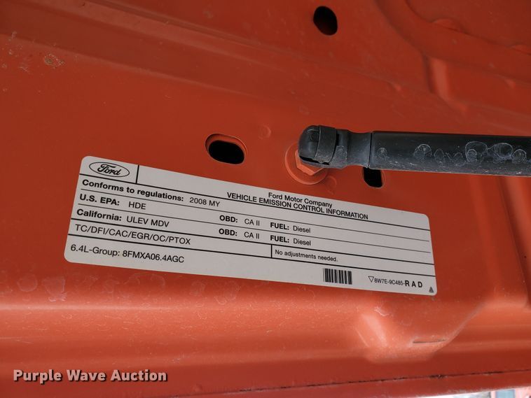 image for item IE9654 2008 Ford F250 Super Duty XL  pickup truck