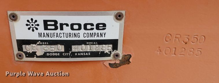 image for item IE9658 2001 Broce CR350  broom