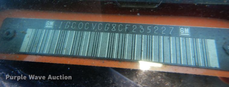 image for item IE9684 2012 Chevrolet Silverado 2500HD  utility bed pickup truck