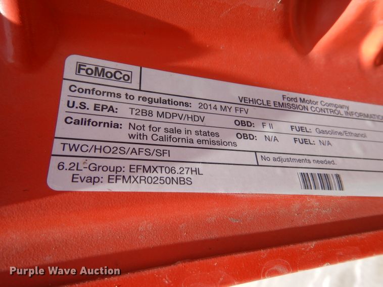 image for item IE9689 2014 Ford F250 Super Duty XL  Crew Cab utility bed pickup truck