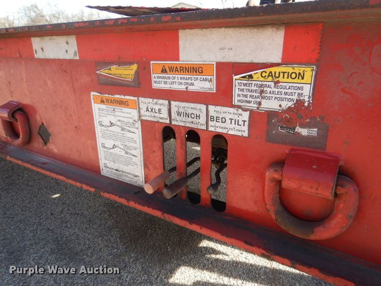 image for item IE9691 2008 Landoll 345D  tilt deck equipment trailer