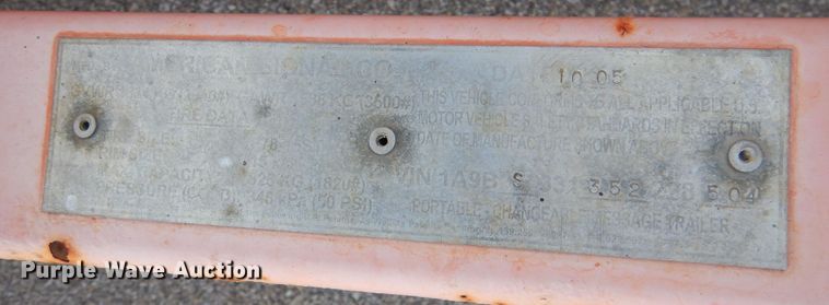 image for item IE9693 2005 American Signal CMS-T331  message board trailer