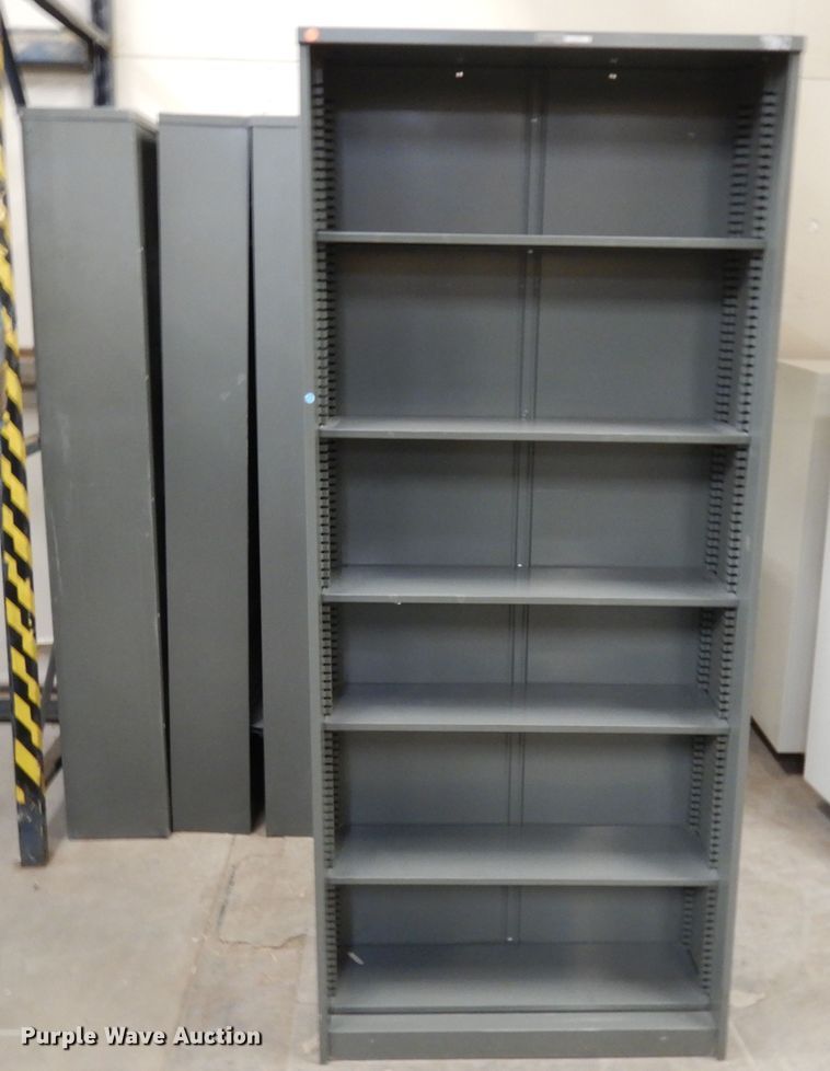 (6) Borroughs steel shelves in Topeka, KS Item LK9548 sold Purple Wave