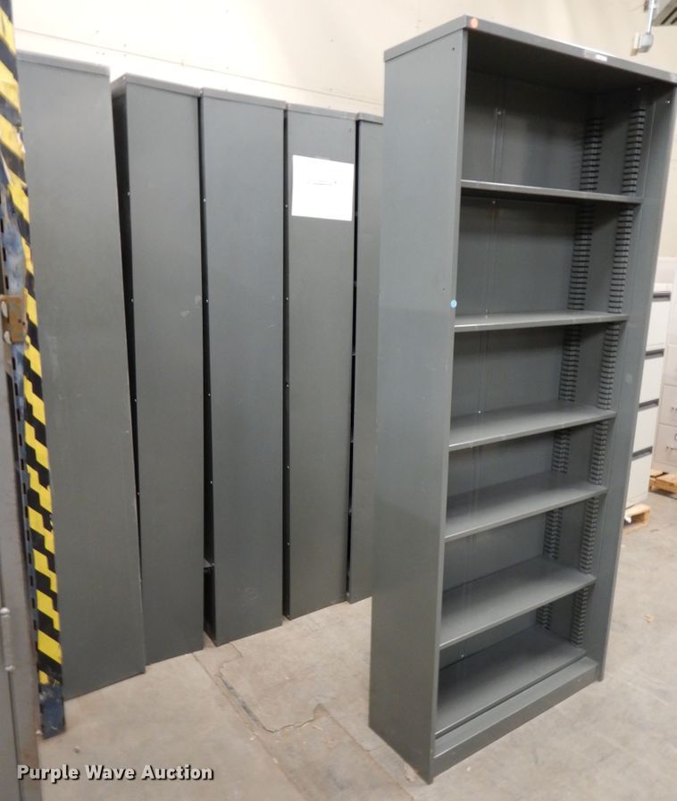 (6) Borroughs steel shelves in Topeka, KS Item LK9548 sold Purple Wave
