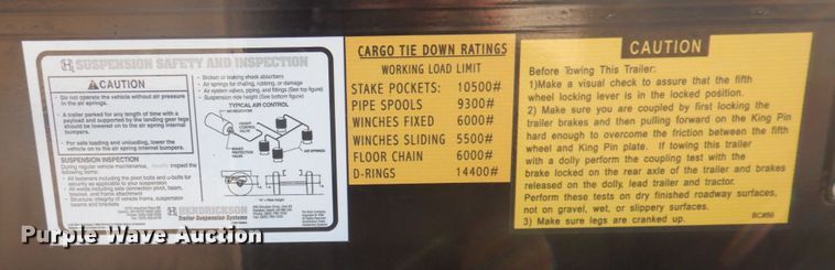 image for item DH7329 2021 Viking VFDD49R18F40T  double drop deck equipment trailer