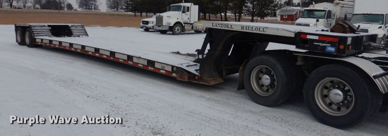 image for item DH8194 2007 Landoll 835  lowboy equipment trailer