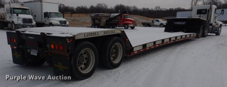 image for item DH8194 2007 Landoll 835  lowboy equipment trailer