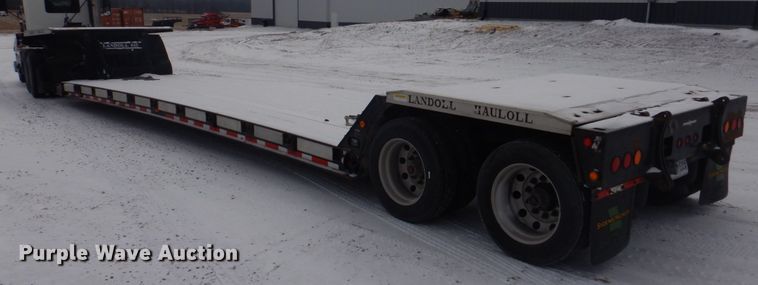 image for item DH8194 2007 Landoll 835  lowboy equipment trailer