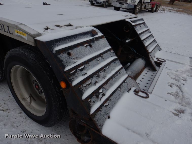 image for item DH8194 2007 Landoll 835  lowboy equipment trailer