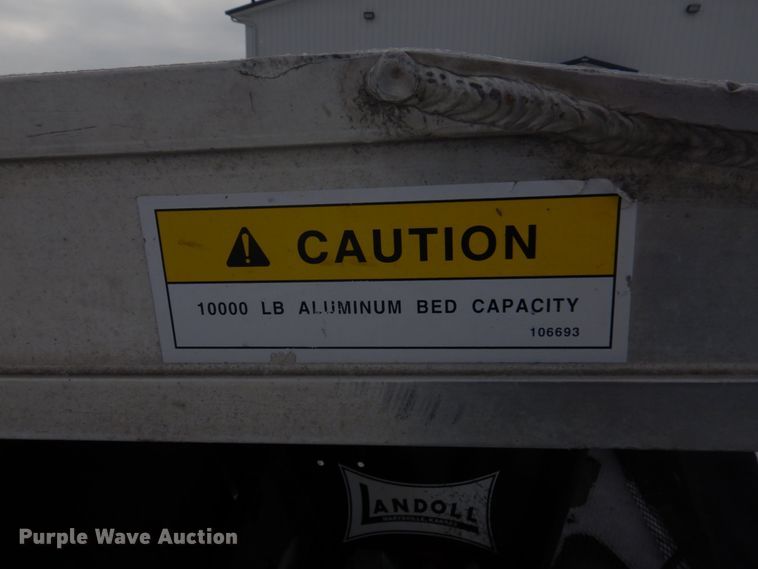 image for item DH8194 2007 Landoll 835  lowboy equipment trailer