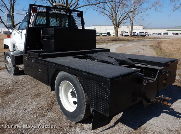 image for item DH8196 1992 Chevrolet Kodiak C6500  flatbed truck