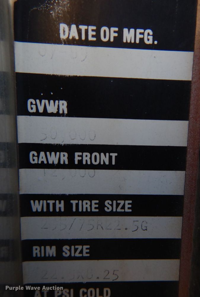 image for item DH8197 1990 Kenworth T600  semi truck