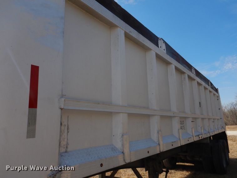image for item DH8201 1977 East  end dump trailer