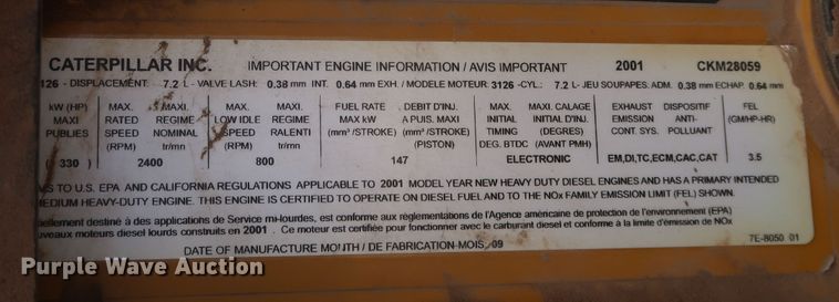 image for item DK3580 2002 Peterbilt 330  mobile command center