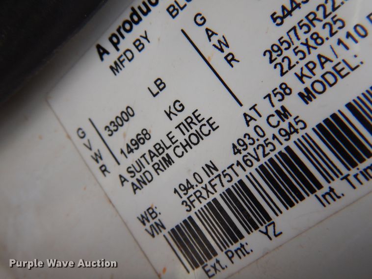 image for item DK4286 2006 Ford F750 Super Duty  bucket truck