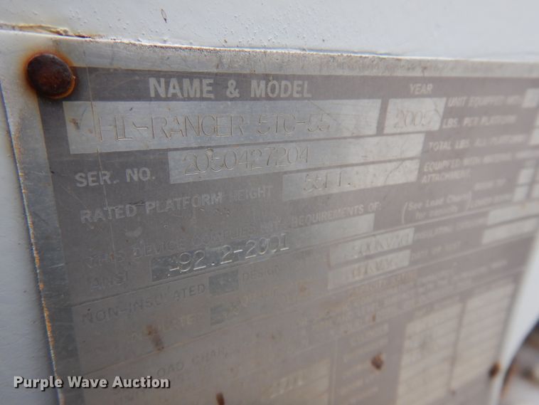 image for item DK4287 2006 International 4300  bucket truck