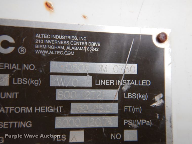 image for item DK4288 2006 International 4400  bucket truck