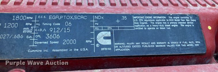 image for item DL1445 2013 Kenworth T800  semi truck