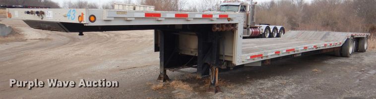 image for item DN1293 2014 Doonan 532NBLIDLFKB  drop deck trailer