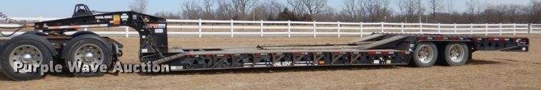 image for item DN1319 2007 Trail King TK70DGHT-502  lowboy equipment trailer