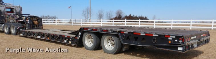 image for item DN1319 2007 Trail King TK70DGHT-502  lowboy equipment trailer