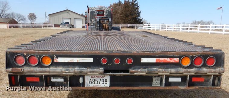 image for item DN1319 2007 Trail King TK70DGHT-502  lowboy equipment trailer