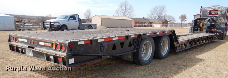 image for item DN1319 2007 Trail King TK70DGHT-502  lowboy equipment trailer
