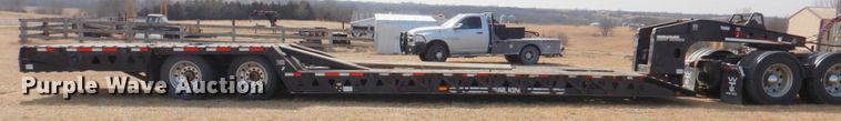 image for item DN1319 2007 Trail King TK70DGHT-502  lowboy equipment trailer