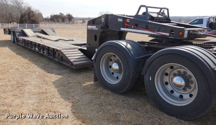 image for item DN1319 2007 Trail King TK70DGHT-502  lowboy equipment trailer