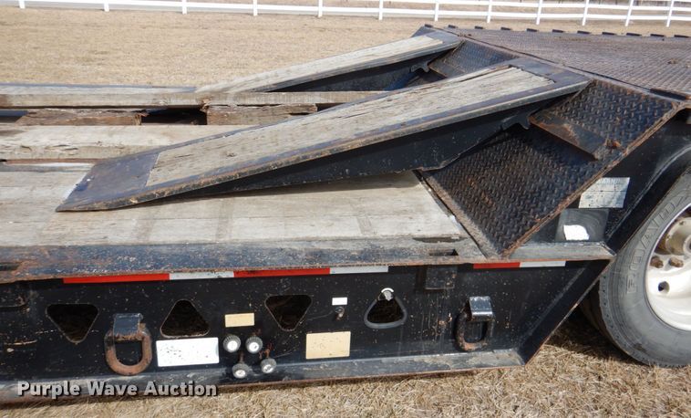 image for item DN1319 2007 Trail King TK70DGHT-502  lowboy equipment trailer