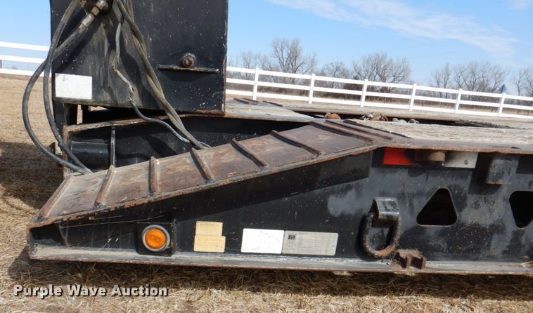 image for item DN1319 2007 Trail King TK70DGHT-502  lowboy equipment trailer
