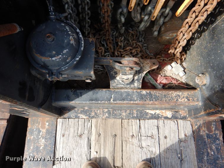 image for item DN1319 2007 Trail King TK70DGHT-502  lowboy equipment trailer