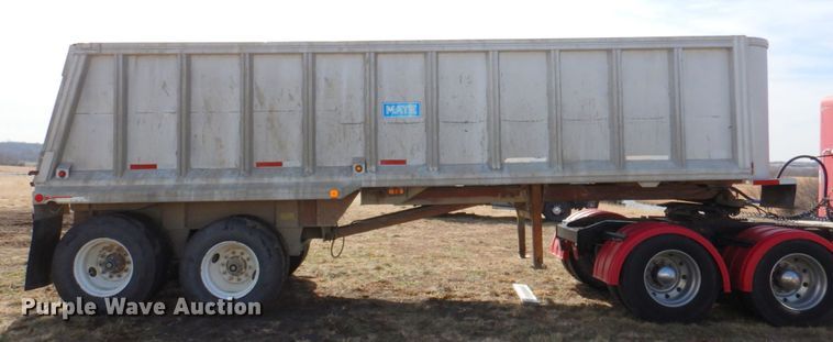 image for item DN1320 1998 Mate Inc.  end dump trailer
