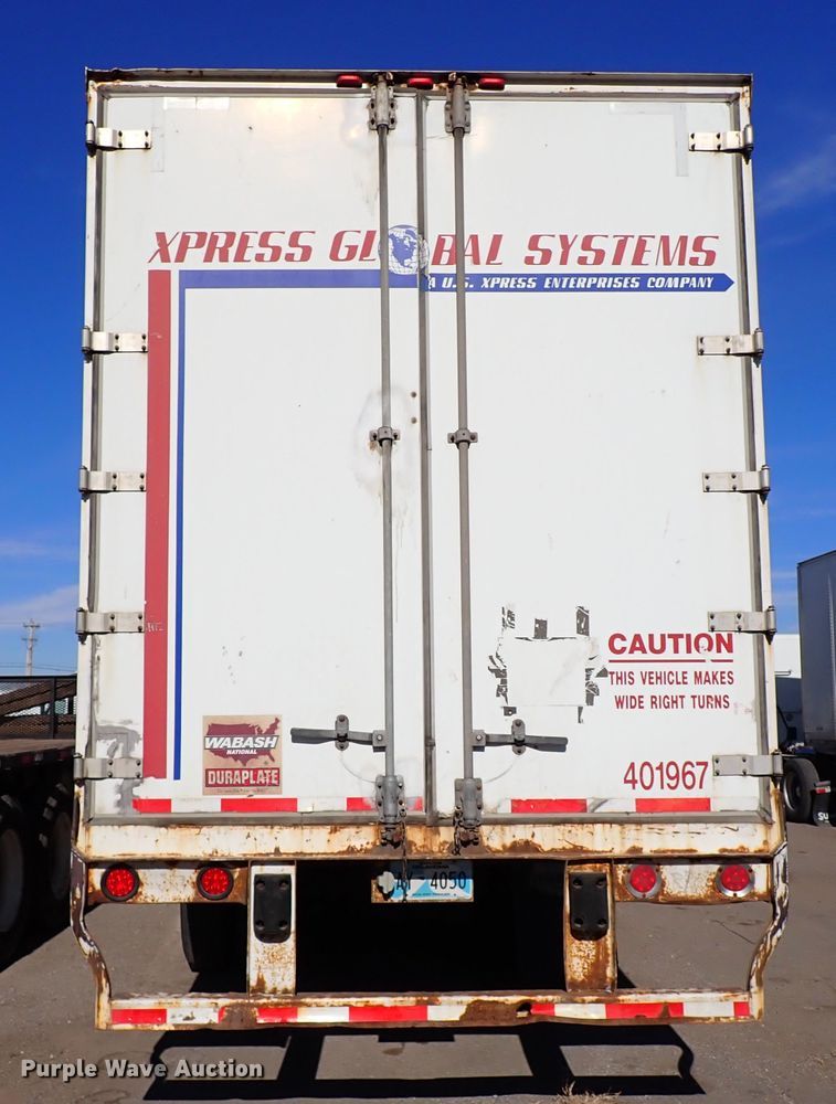image for item IS9328 2004 Wabash  dry van trailer
