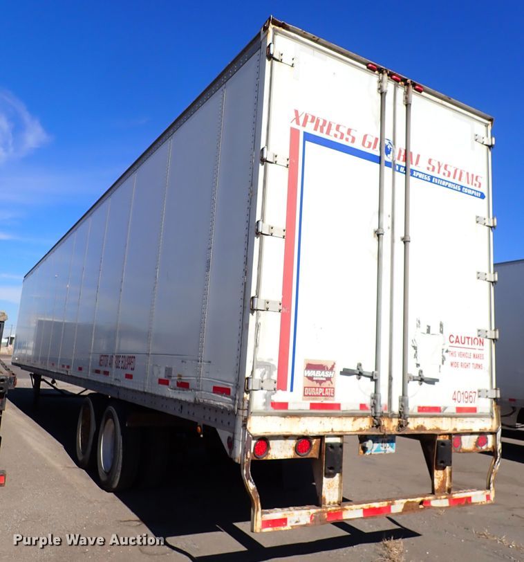 image for item IS9328 2004 Wabash  dry van trailer