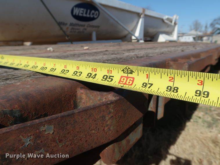 image for item IY9111 1998 Daco F25NAR4898  flatbed trailer