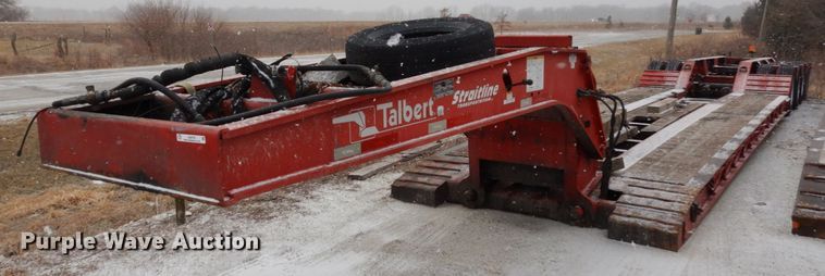 image for item JK9779 2011 Talbert  lowboy equipment trailer