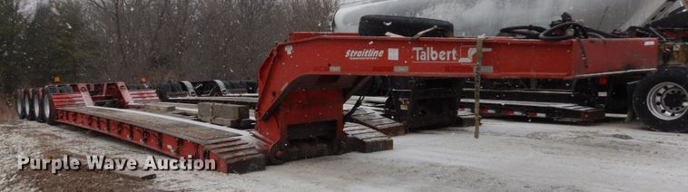 image for item JK9779 2011 Talbert  lowboy equipment trailer