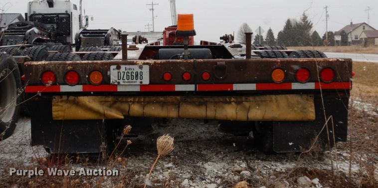 image for item JK9779 2011 Talbert  lowboy equipment trailer